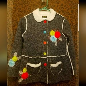 Girls Zaza Couture Coat Sherpa 10